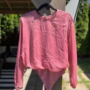 Sheer Long Sleeve Bodysuit